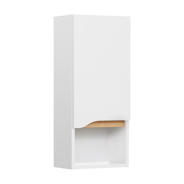 Biela vysoká závesná kúpeľňová skrinka 30x70 cm Set 857 – Pelipal