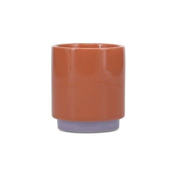 Oranžová/fialová kameninová šálka 130 ml Duo – ONA