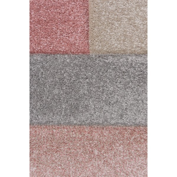 Ružovo-sivý koberec Flair Rugs Cosmos, 80 × 150 cm-image-2