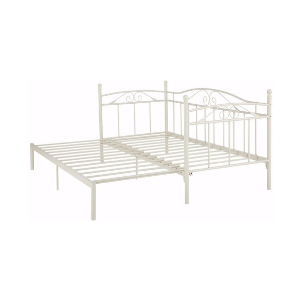 Biela rozkladacia posteľ Støraa Bibi, 90 × 200 cm-image-1