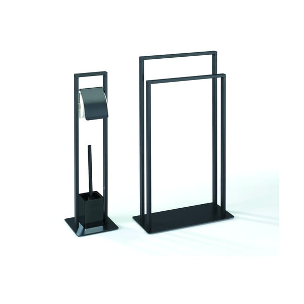 Čierny oceľový držiak na uteráky Tomasucci Emori-image-2