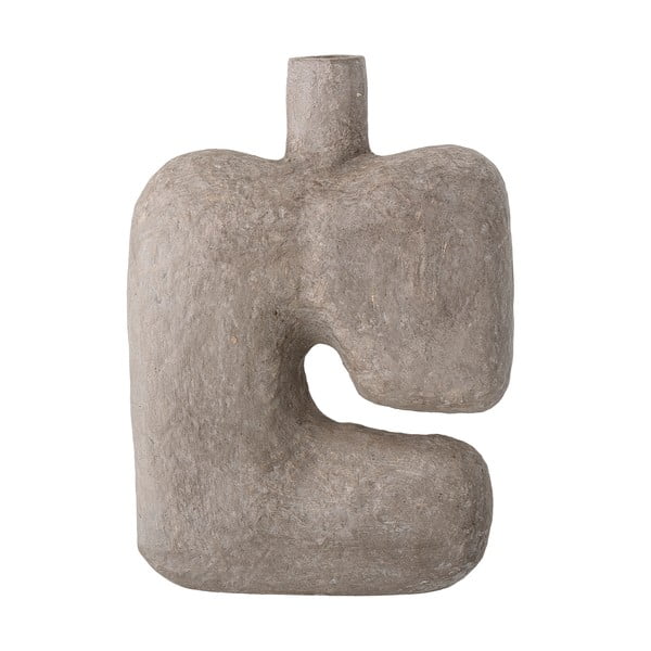 Sivá dekoratívna papierová váza Bloomingville Banael, výška 36 cm-image-3