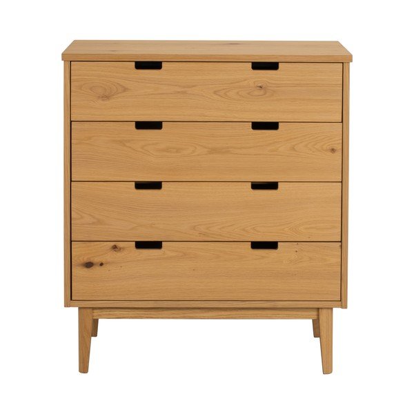 Komoda z dubového dreva v prírodnej farbe 75x85x38 cm Garrison – Rowico-image-1