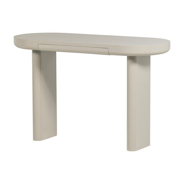 Béžový konzolový stolík 50x120 cm Mael – WOOOD-image-2