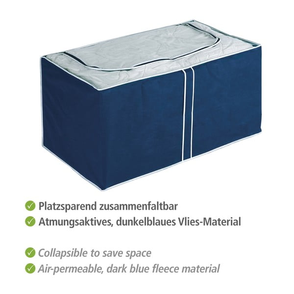 Modrý úložný box Wenko Ocean, 48 × 53 cm-image-1