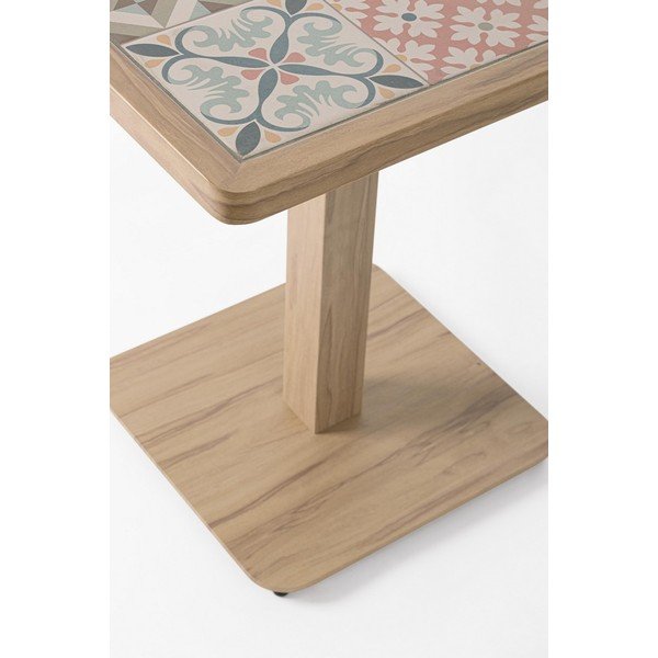 Oceľový záhradný stolík 73x73 cm Kalimera – Bizzotto-image-3