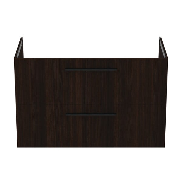 Tmavohnedá závesná skrinka pod umývadlo v dekore duba 100x63 cm i.Life B – Ideal Standard-image-2