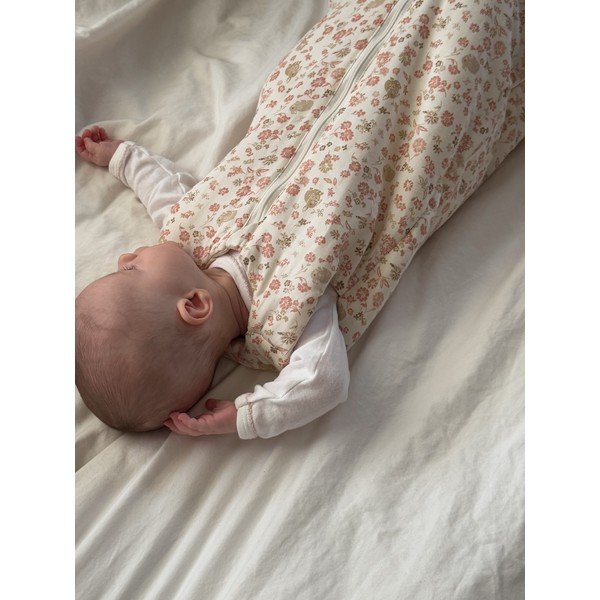 Béžový detský spací vak z Bio bavlny 45x87 cm Augusta – Cam Cam Copenhagen-image-1