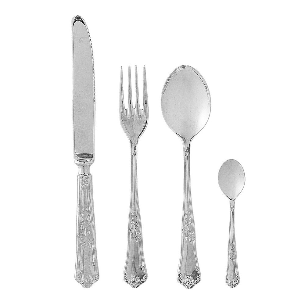 Antikoro príbor 16 ks v striebornej farbe Tilly – Bloomingville