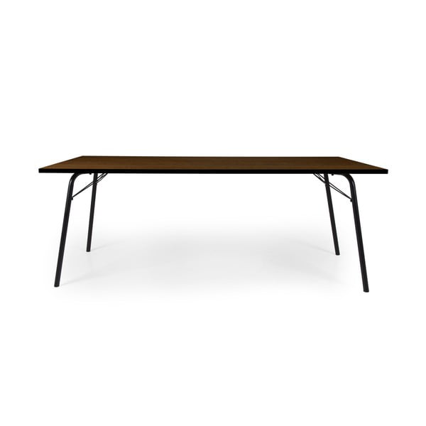 Tmavohnedý jedálenský stôl Tenzo Daxx, 90 x 200 cm