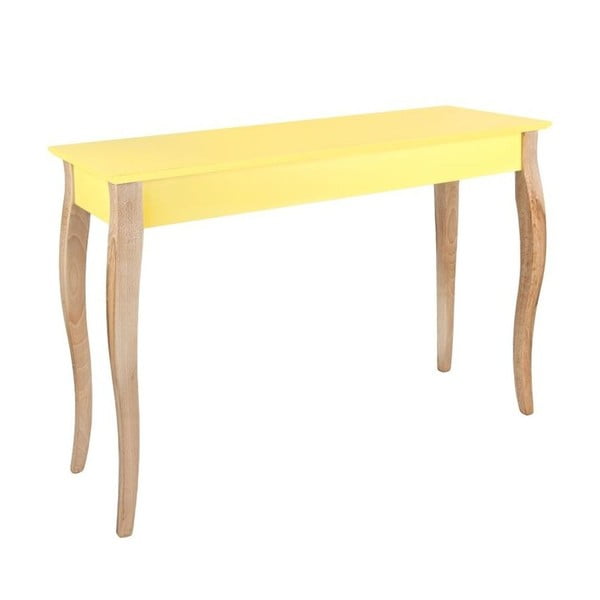 Konzolový stolík Dressing Table 150x74 cm, žltý