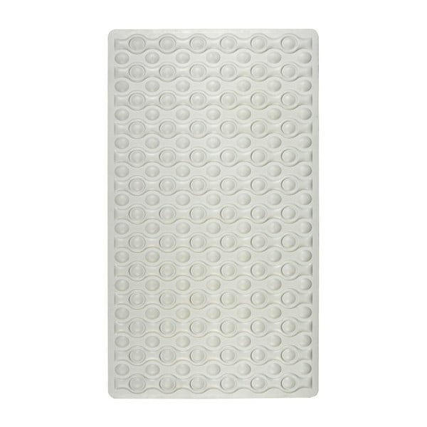 Biela protišmyková kúpeľňová podložka Wenko Rocha, 70 × 40 cm