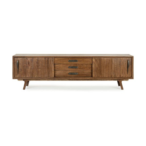 TV stolík z mangového dreva v prírodnej farbe 200x60x43 cm Sherman – Bizzotto-image-3