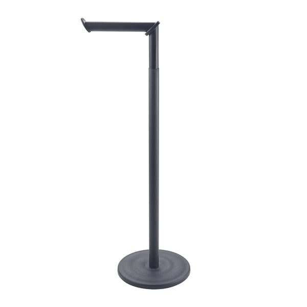 Matne čierny oceľový stojan na toaletný papier Lava – Metaltex