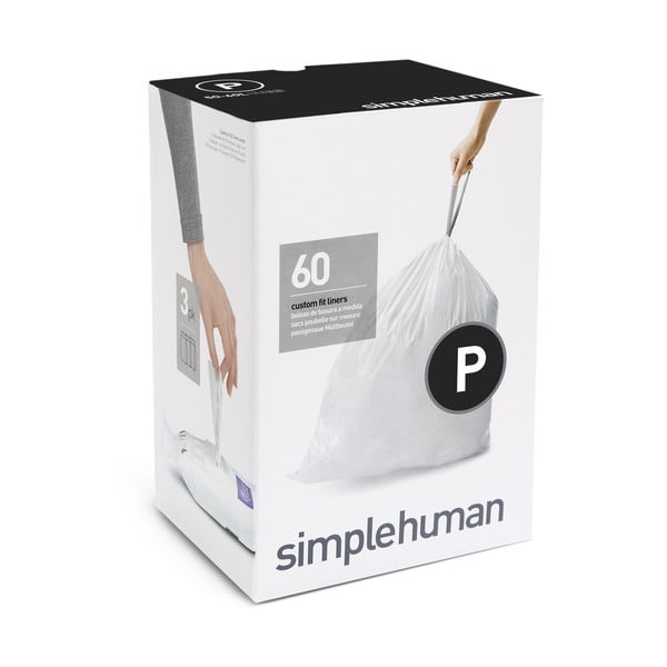 Sťahovacie vrecia na odpadky 60 ks 60 l P – simplehuman
