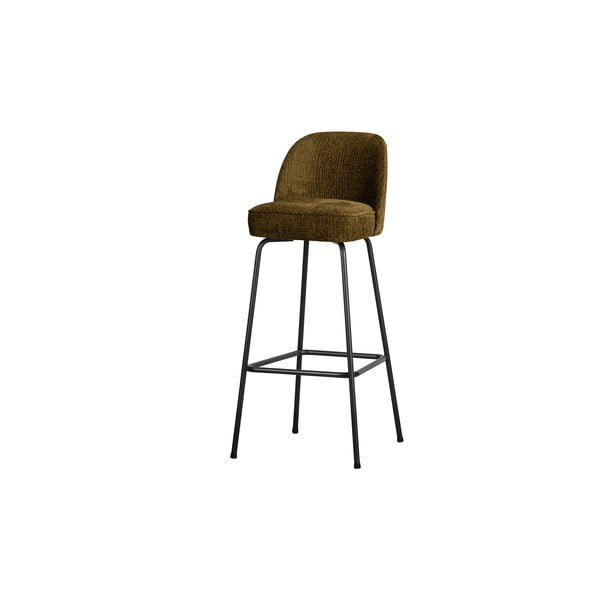 Zamatová barová stolička v bronzovej farbe (výška sedadla 79 cm) Vogue – WOOOD-image-1