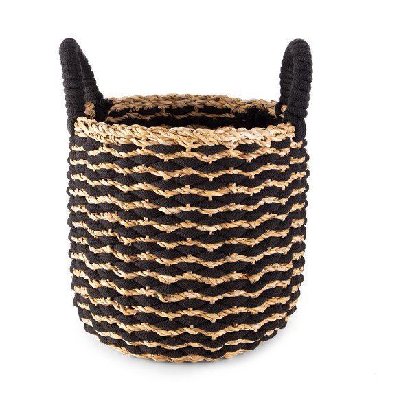 Úložný košík z morskej trávy Compactor, ø 25 cm-image-3