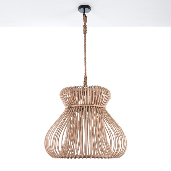 Závesné svietidlo v prírodnej farbe s ratanovým tienidlom ø 60 cm Tinggi - Tomasucci-image-3