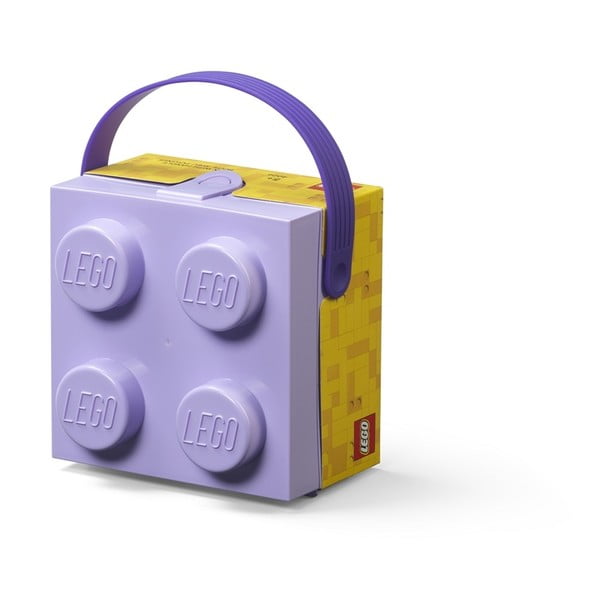 Fialový úložný box s rukoväťou LEGO®-image-1