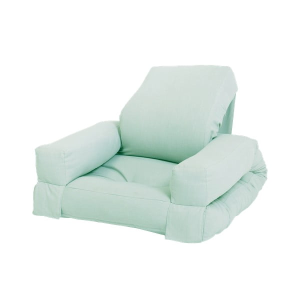 Detské rozkladacie kresielko Karup Design Mini Hippo Mint-image-3