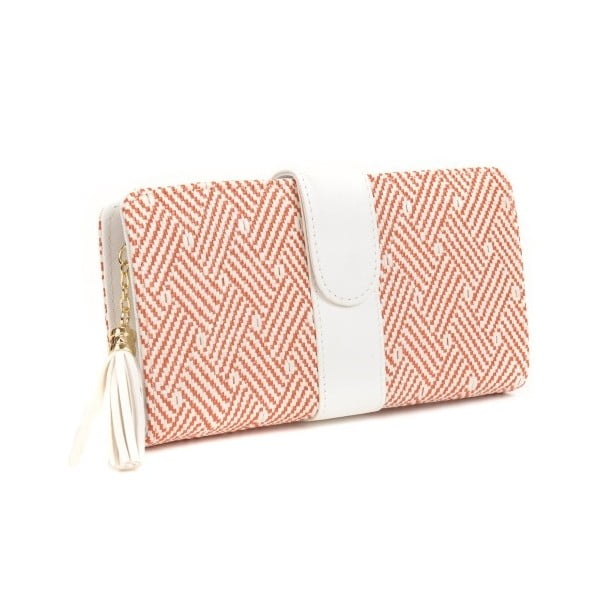 Ružová listová kabelka Sofia Cardoni Runno Arancio-image-4