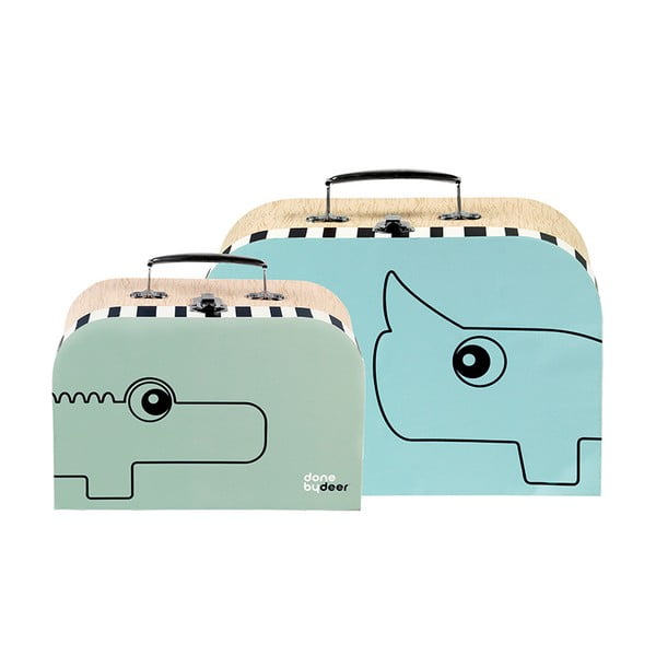Sada 2 kufríkov Done by Deer Suitcase