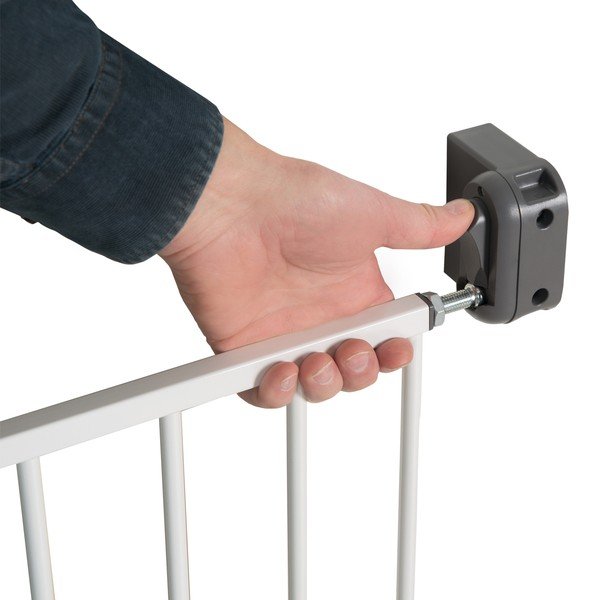 Biela kovová zábrana do dverí – Roba-image-3