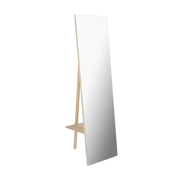 Stojacie zrkadlo s dreveným rámom 45x160 cm Keisy – Kave Home