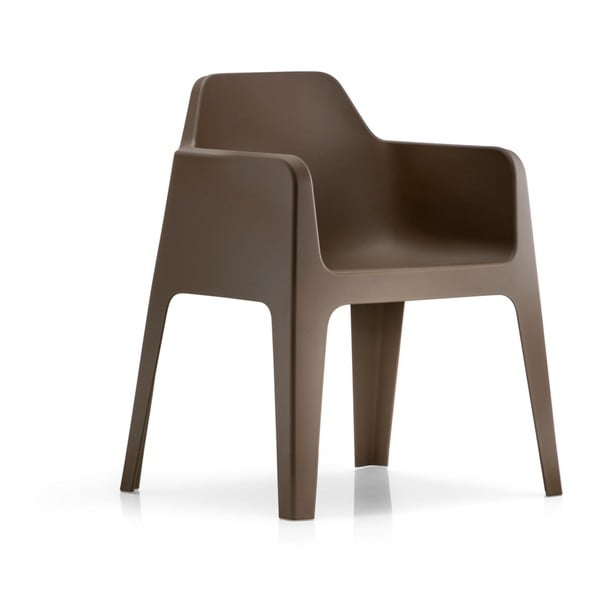 Hnedá stolička Pedrali Plus