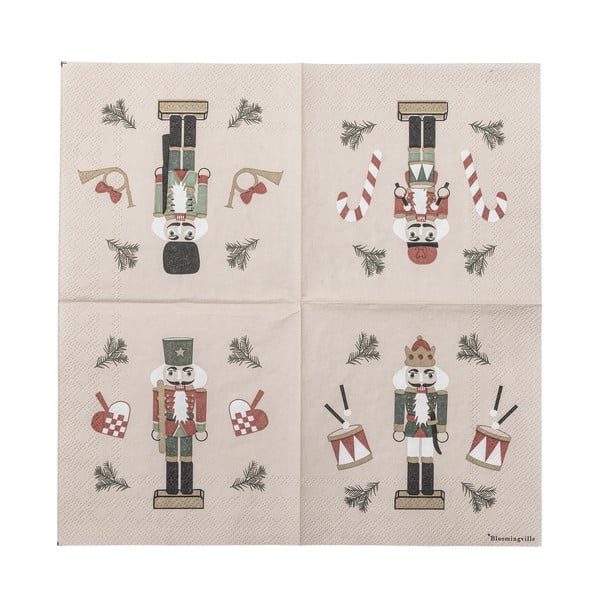 Papierové obrúsky v súprave 20 ks 25x25 cm Jolly – Bloomingville-image-4