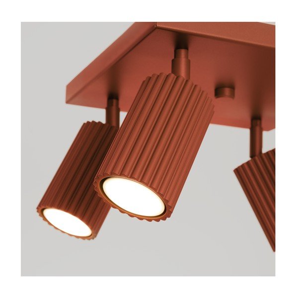 Bodové svietidlo v tehlovej farbe 25x25 cm Gleam – Sollux-image-1