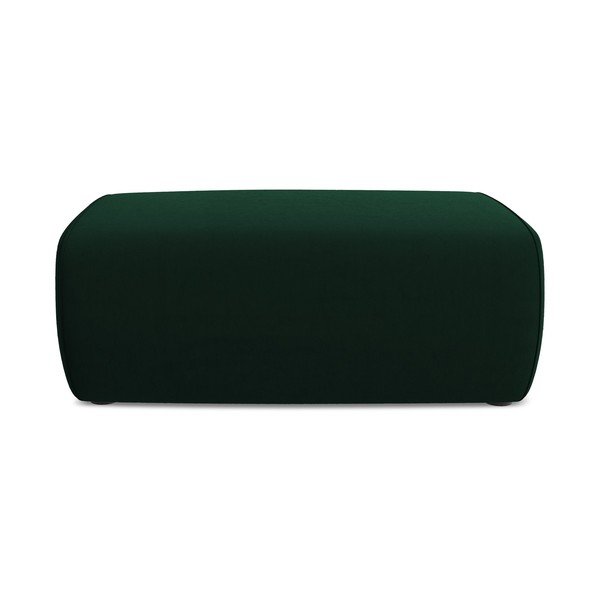 Zelená zamatová podnožka Kapua – Makamii