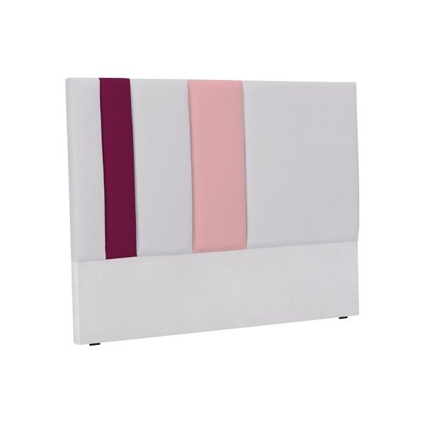 Sivo-ružové čelo postele Mazzini Sofas Dahlia, 120 × 200 cm-image-2