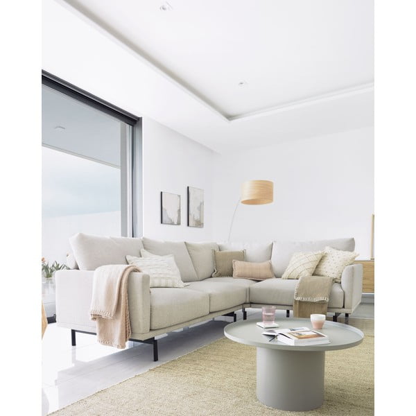 Kovový okrúhly odkladací stolík ø 72 cm Fleksa – Kave Home-image-2