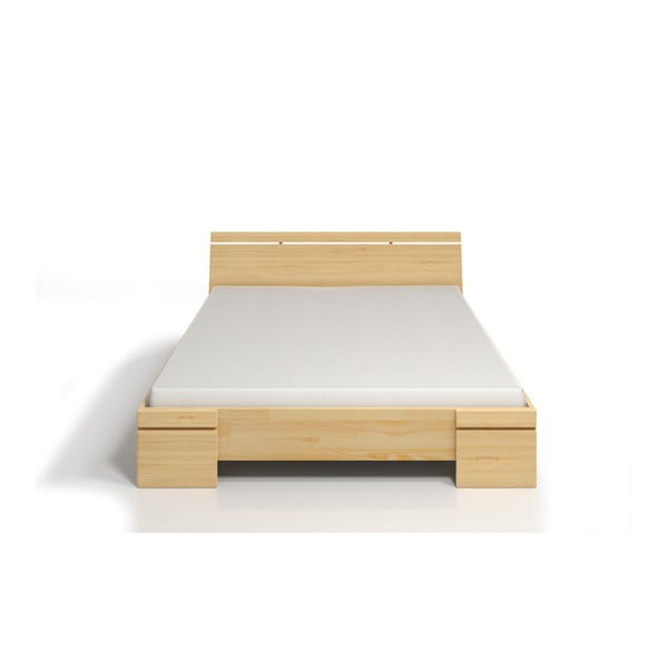 Dvojlôžková posteľ z borovicového dreva SKANDICA Sparta Maxi, 200 × 200 cm-image-1