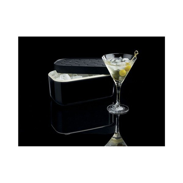 Čierny chladiaci box s formou na ľad Lékué Ice-image-4