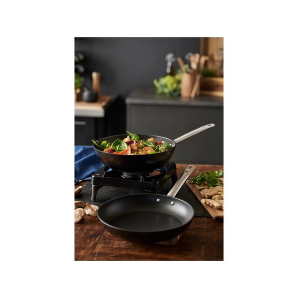 Wok hliníková panvica s nepriľnavým povrchom ø 28 cm – Holm-image-4