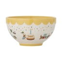 Žltá/krémová detská miska z kameniny ø 13,5 cm Celebrate – Bloomingville Mini