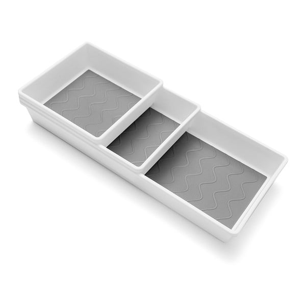 Sada 3 sivo-bielych protišmykových prehriadok Addis-image-3