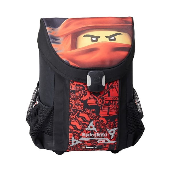 Trojdielna súprava červenej školskej aktovky, peračníka a vaku LEGO® Ninjago Easy-image-2