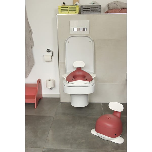Tmavoružové detské WC sedadlo Dusty pink – Kindsgut-image-3