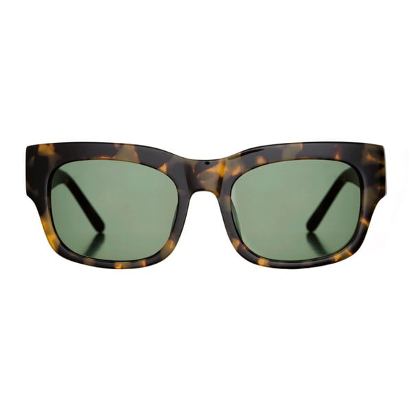 Čierne slnečné okuliare so zelenými sklami Marshall Amy
