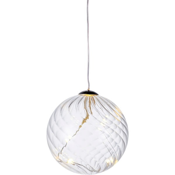 Svetelná LED dekorácia Sirius Wave Ball, Ø 8 cm