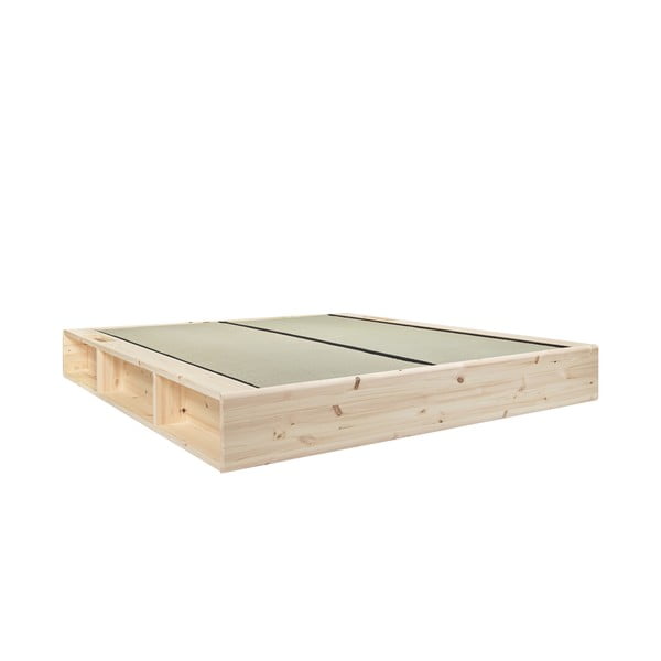 Dvojlôžková posteľ z masívneho dreva s futonom Comfort a tatami Karup Design Ziggy, 140 x 200 cm-image-4