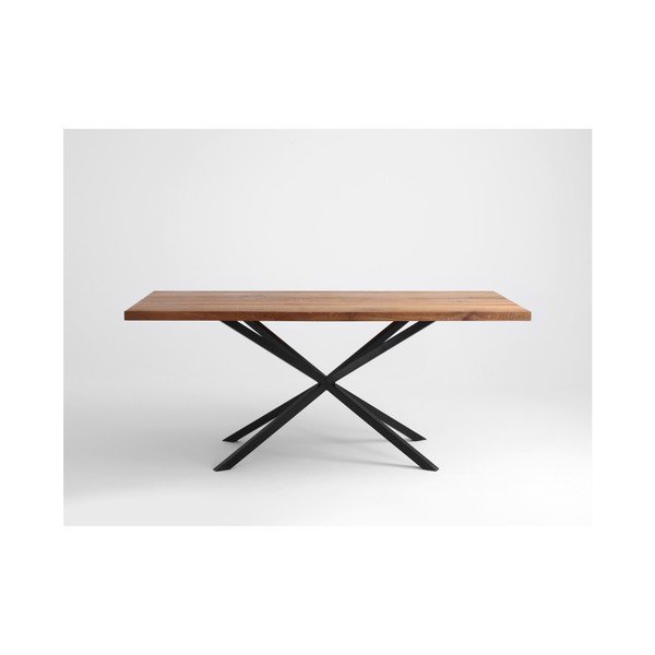 Jedálenský stôl s doskou z dubového dreva Custom Form Orion, 180 × 90 cm-image-1