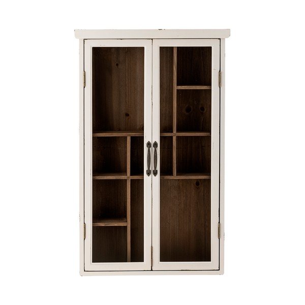 Biela vitrína z jedlového dreva 50x80x14 cm Hazem – Bloomingville
