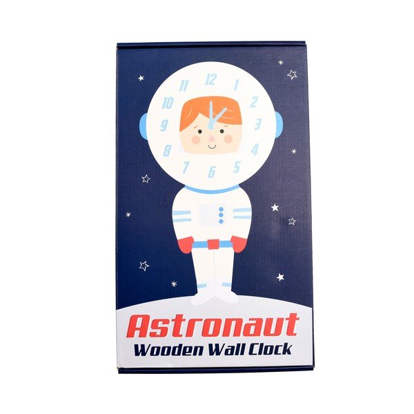 Detské nástenné hodiny z dreva Rex London Astronaut-image-2