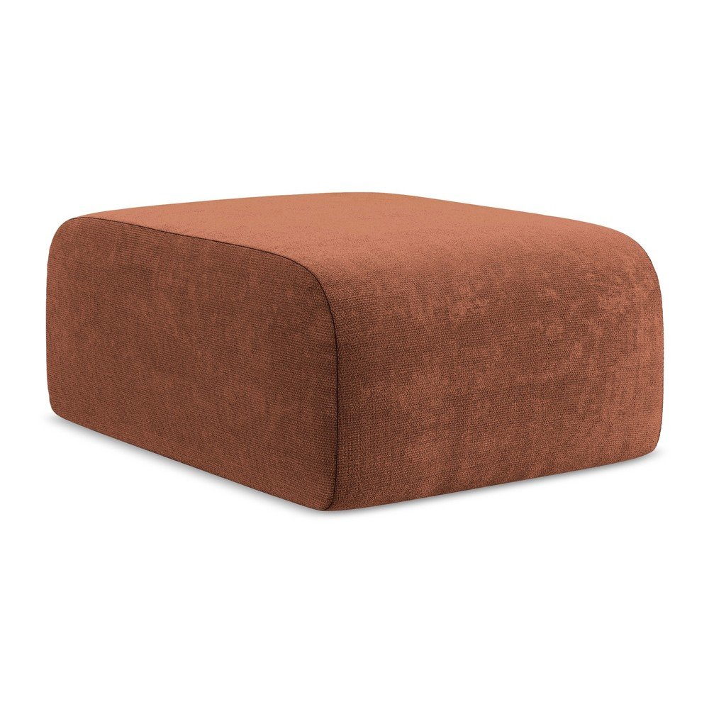 Ženilková podnožka v terakotovej farbe Lani – Makamii