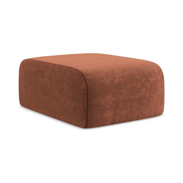 Ženilková podnožka v terakotovej farbe Lani – Makamii