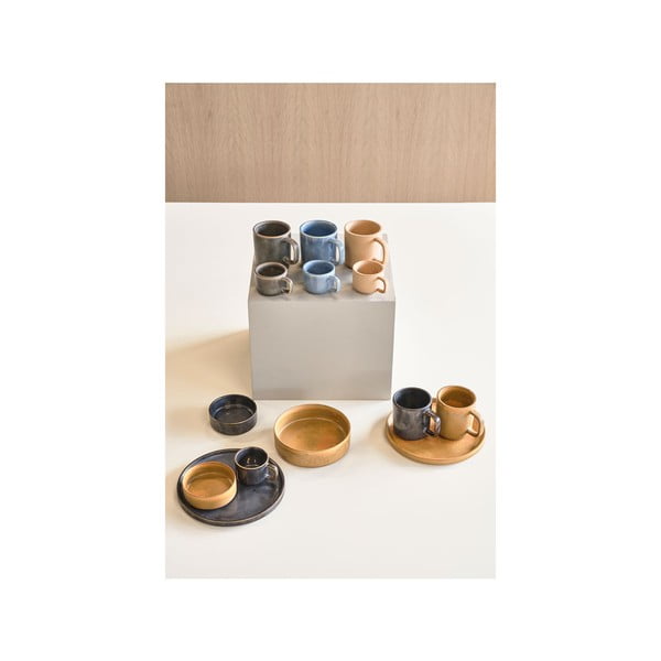 Súprava 2 modrých porcelánových hrnčekov Villa Collection Fjord, 100 ml-image-1